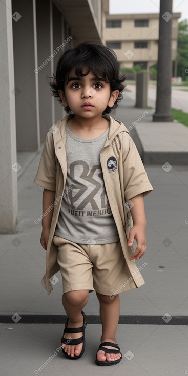 Pakistani infant boy with  gray hair