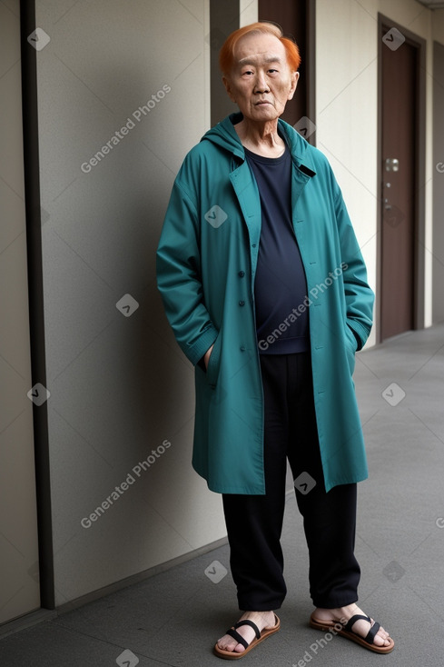 South korean elderly male with  ginger hair