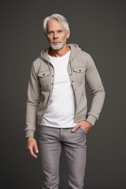 Swedish 45 years male with  gray hair