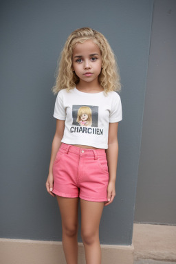 Moroccan child female with  blonde hair