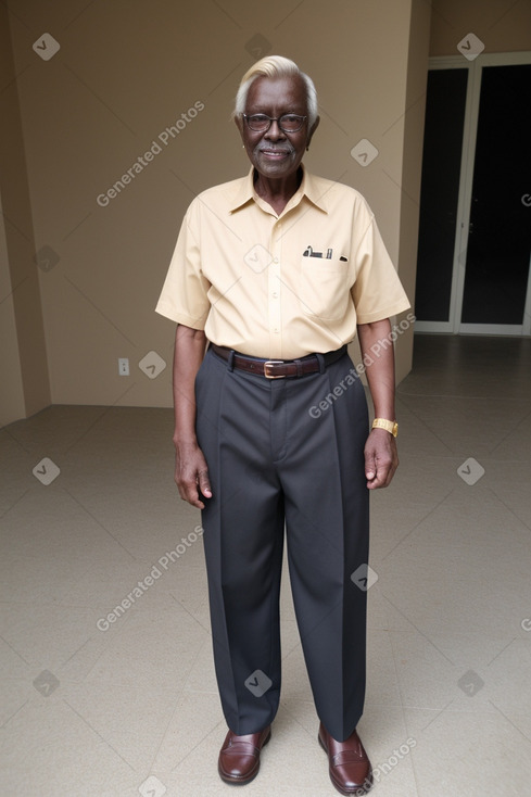 Elderly male with  blonde hair