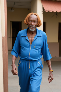 Zimbabwean elderly male with  ginger hair