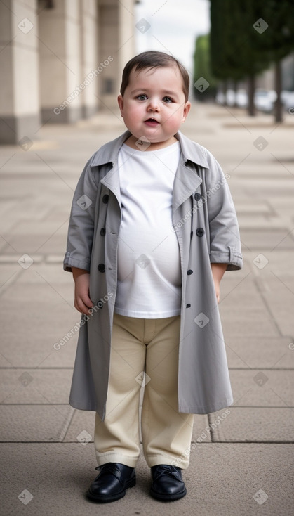 French infant boy with  gray hair