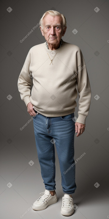 British elderly male with  blonde hair