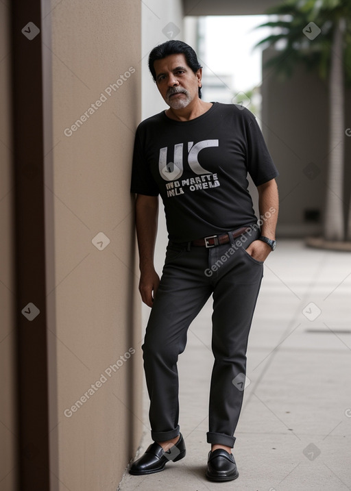 Venezuelan middle-aged male with  black hair