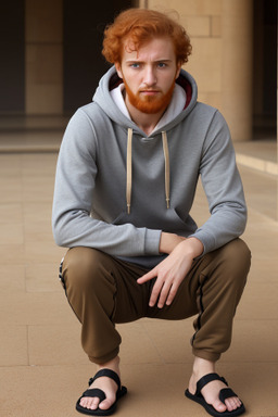 Jordanian adult male with  ginger hair