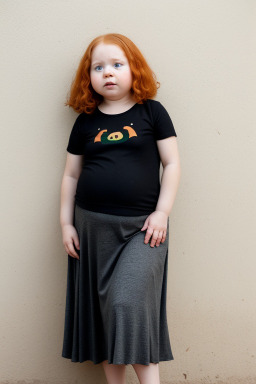 Zambian infant girl with  ginger hair