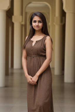 Omani adult female with  brown hair