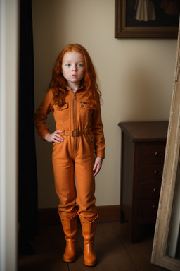 Dutch child female with  ginger hair