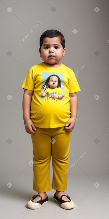 Venezuelan infant boy with  brown hair