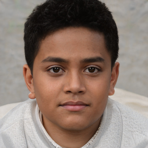 Neutral asian young-adult male with short  brown hair and brown eyes