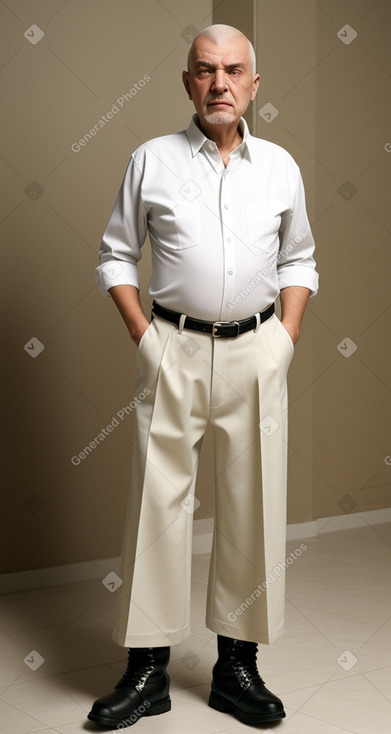 Turkish elderly male with  white hair