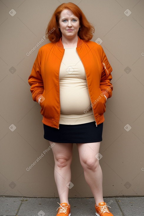 Irish 45 years female with  ginger hair