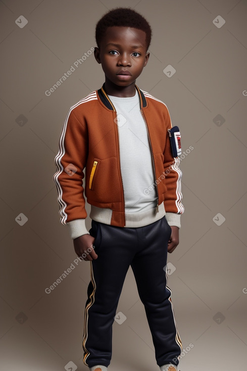 Togolese child boy with  ginger hair