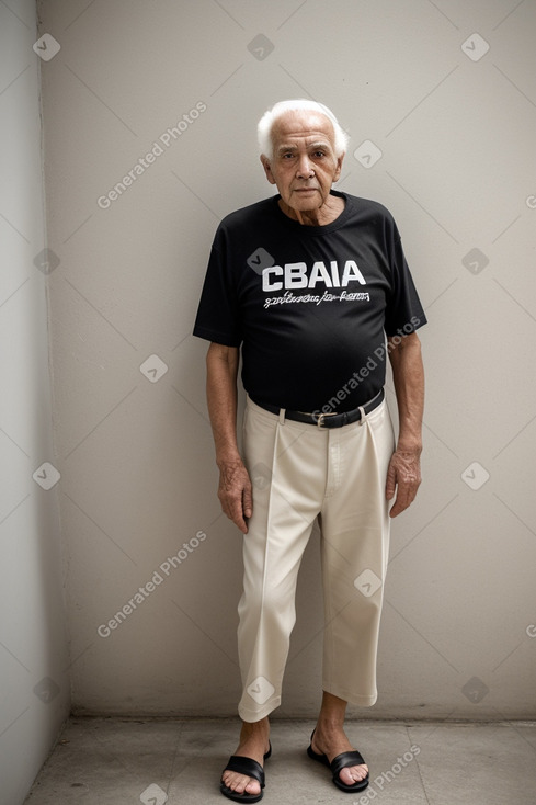 Cuban elderly male with  black hair