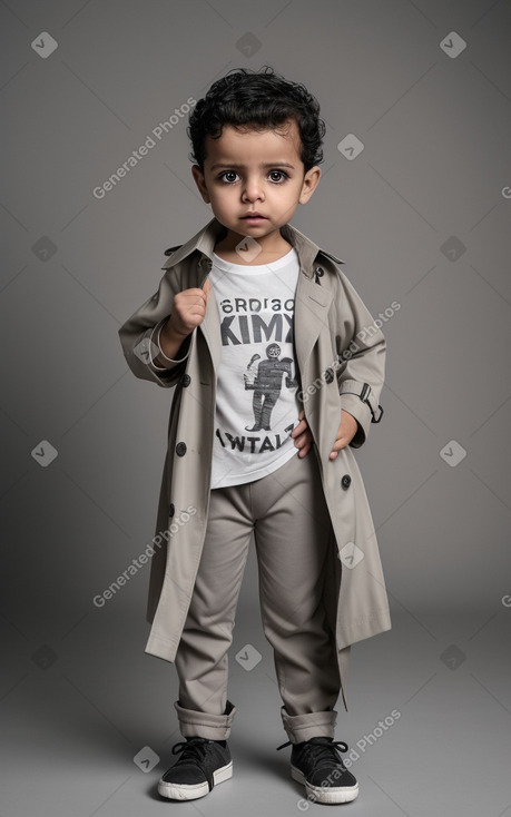 Yemeni infant boy with  gray hair