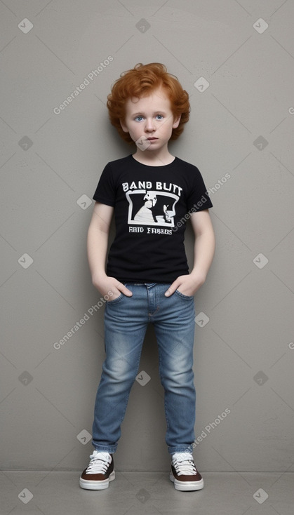 Lithuanian infant boy with  ginger hair