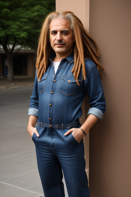 Lebanese middle-aged male with  ginger hair