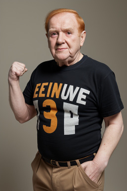 Portuguese elderly male with  ginger hair