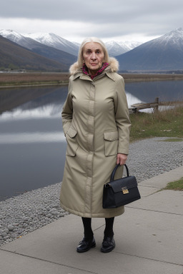 Serbian elderly female with  blonde hair