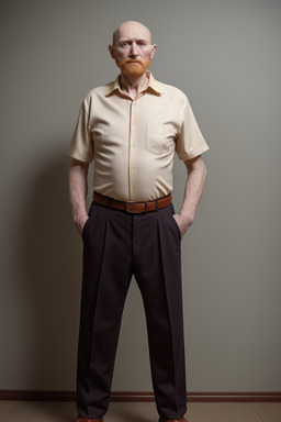 Ukrainian elderly male with  ginger hair