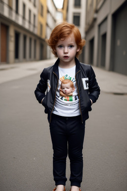 Portuguese infant boy with  ginger hair