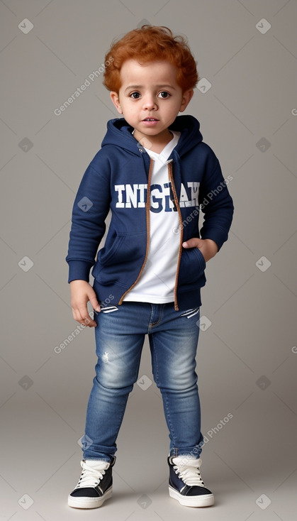 Yemeni infant boy with  ginger hair