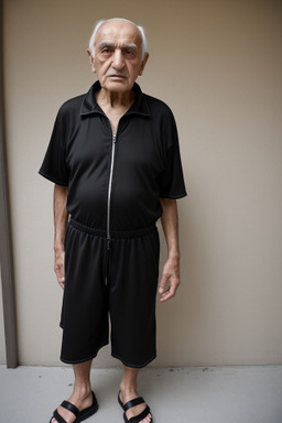 Azerbaijani elderly male with  black hair