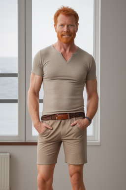 Norwegian 45 years male with  ginger hair