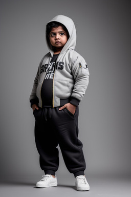 Sri lankan infant boy with  gray hair