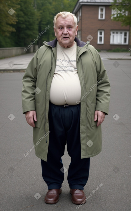 Lithuanian elderly male with  blonde hair