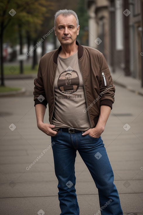 Czech 45 years male with  brown hair