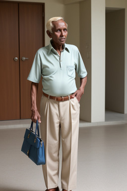 Somali elderly male with  blonde hair