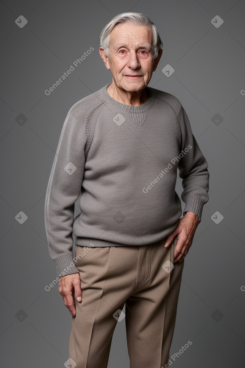 Australian elderly male with  gray hair