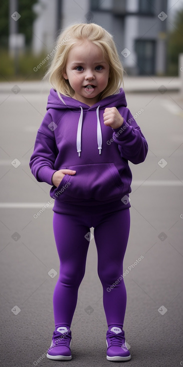 Slovak infant girl with  blonde hair