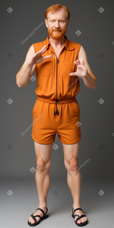 Belarusian middle-aged male with  ginger hair