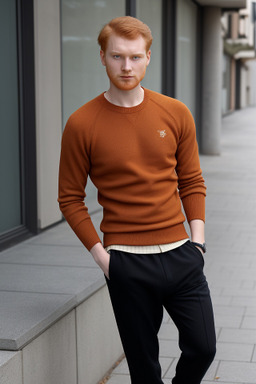 Slovak young adult male with  ginger hair