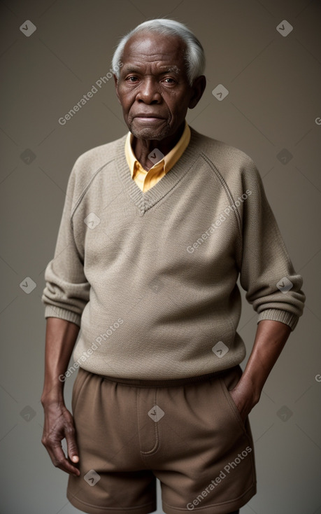 Zimbabwean elderly male with  brown hair