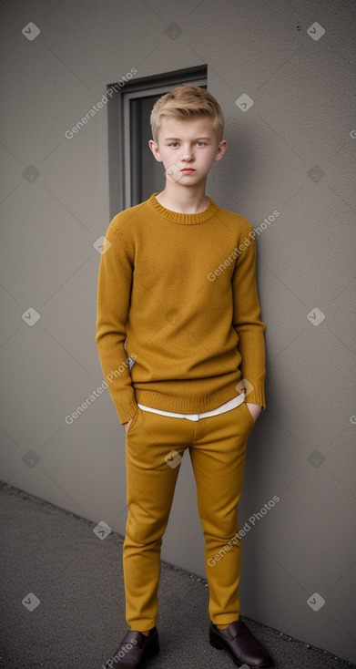 Icelandic teenager boy 