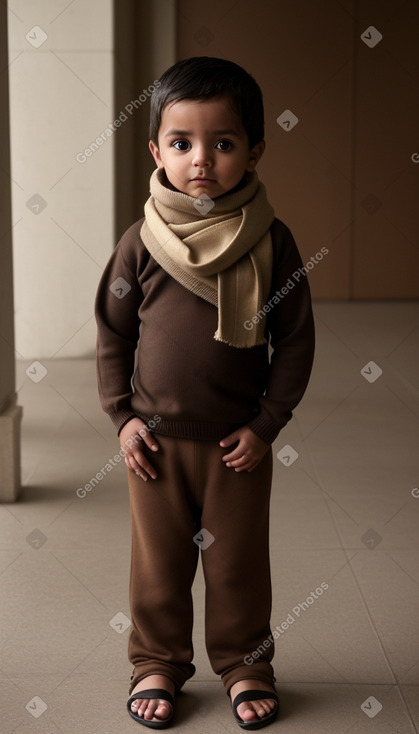 Guatemalan infant boy with  brown hair