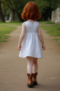 Greek infant girl with  ginger hair