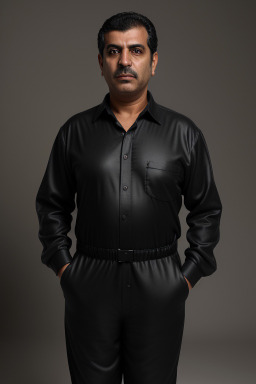 Bahraini middle-aged male with  black hair