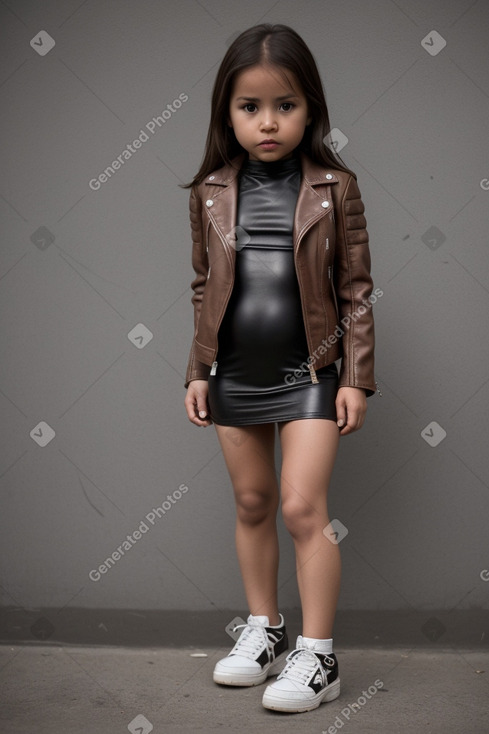 Bolivian infant girl with  brown hair