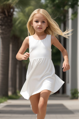 Mexican child female with  blonde hair