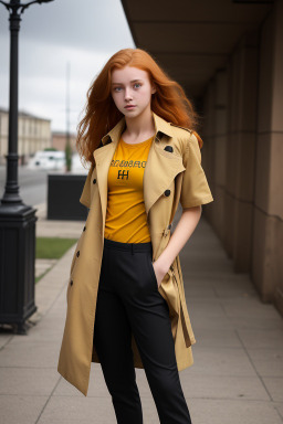 Hungarian teenager girl with  ginger hair