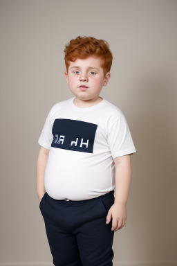 Jordanian child boy with  ginger hair