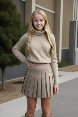 South african teenager girl with  blonde hair