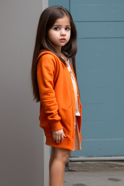 Venezuelan infant girl with  brown hair