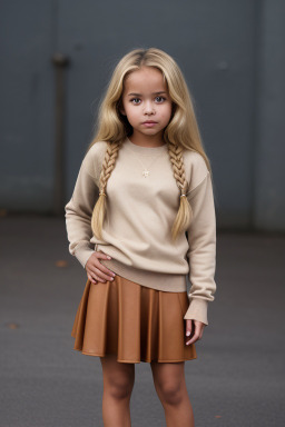 Child female with  blonde hair