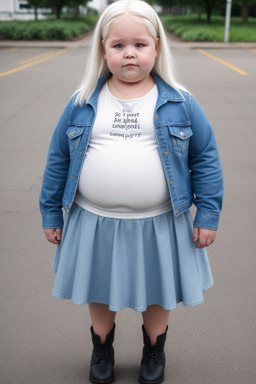 Dutch child girl with  white hair